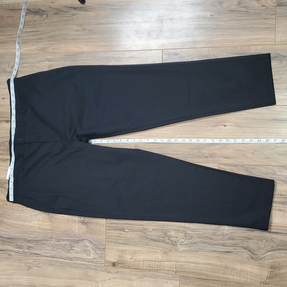 Zara Black Plus Size Cropped Fit Trouser Pants - Picture 5 of 12